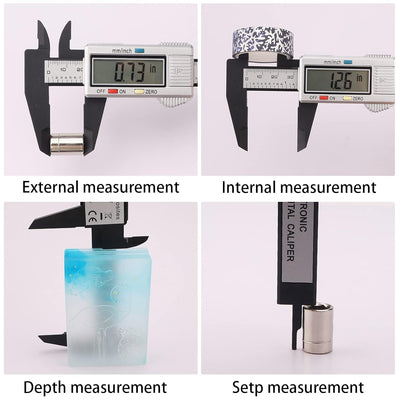 Digital Vernier Caliper,150mm 6 Inch Electronic Micrometer Caliper