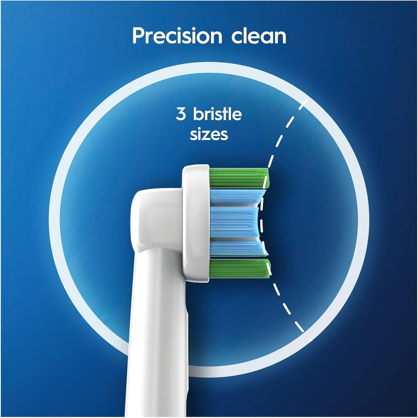 Oral-B Pro Battery Toothbrush, Precision Clean with 2 Batteries Included, White