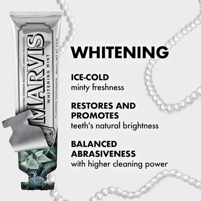 Marvis Whitening Toothpaste, Mint, 85ml