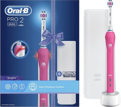 Oral-B Pro 2500 3D White Electric Rechargeable Toothbrush